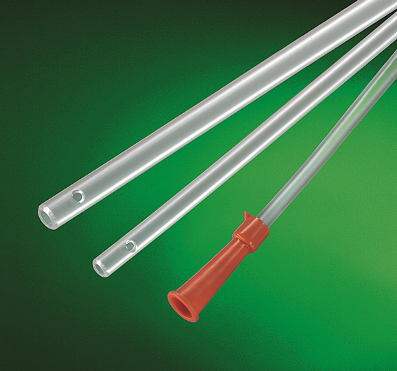Catetere per aspirazione bronchiale retto con cono