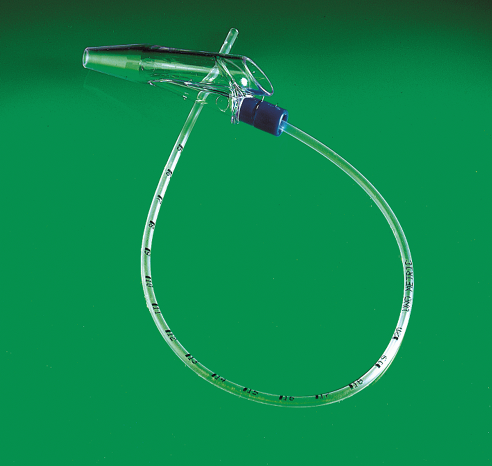 Catetere per aspirazione bronchiale retto con vacutip