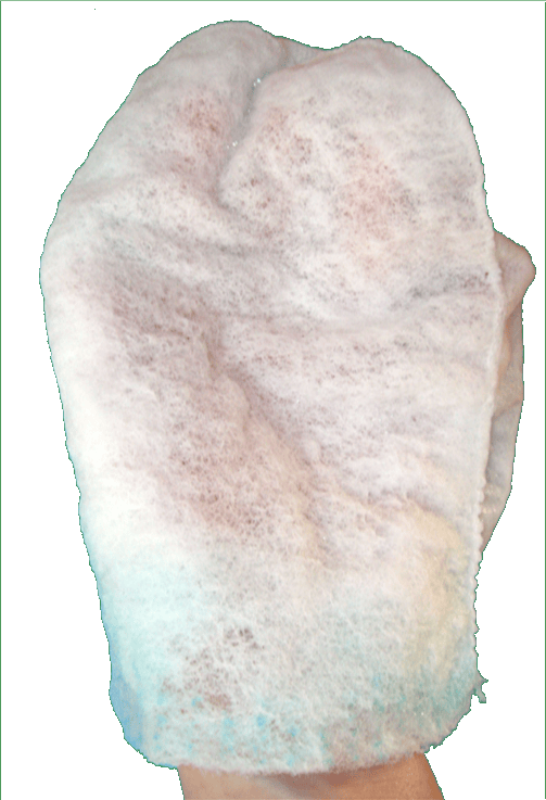 Manopola saponata monouso