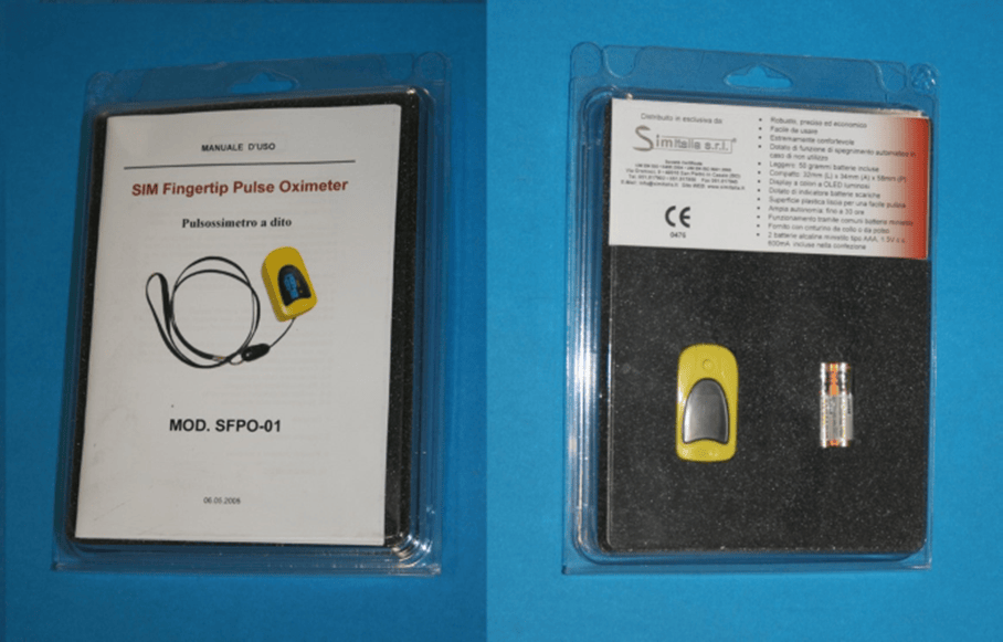 Sim Fingertip Pulse Oxymeter